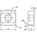 DRILLING INSERT • SPHX..R-20