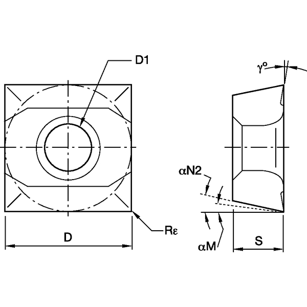 DRILLING INSERT • SPHX..R-20