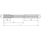RMS REAMER 8.00 H7 STRAIGHT