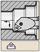 P Clamping Boring Bar D25.0mm