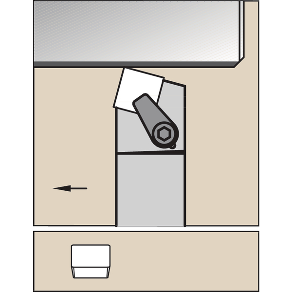 C Clamping Holder W20.0mm L12