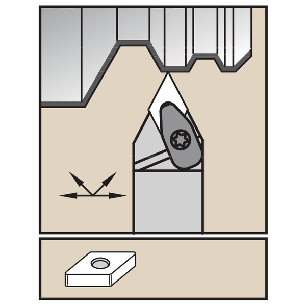D Clamping Holder W20.0mm L12