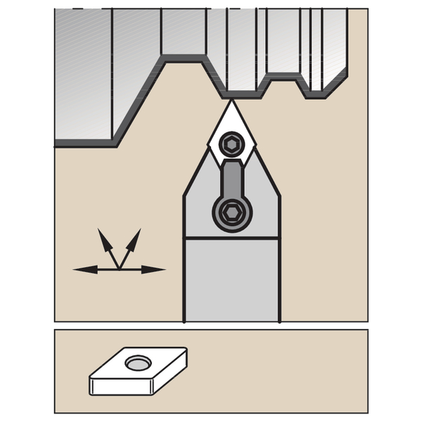 M Clamping Holder W25.0mm L15