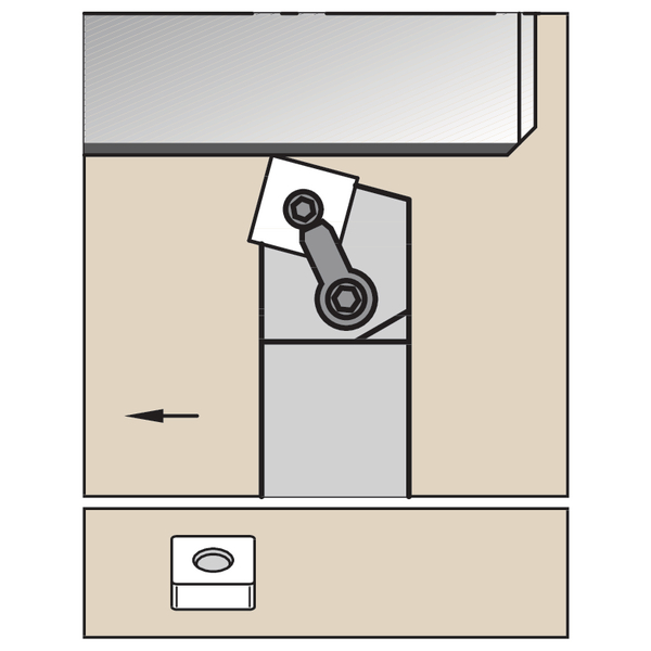 M Clamping Holder W32.0mm L17