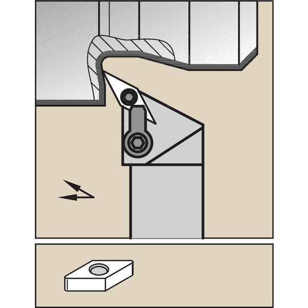 M Clamping Holder W25.0mm L15