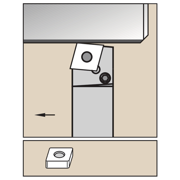 P Clamping Holder W25.0mm L15