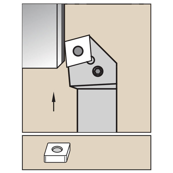 P Clamping Holder W25.0mm L17