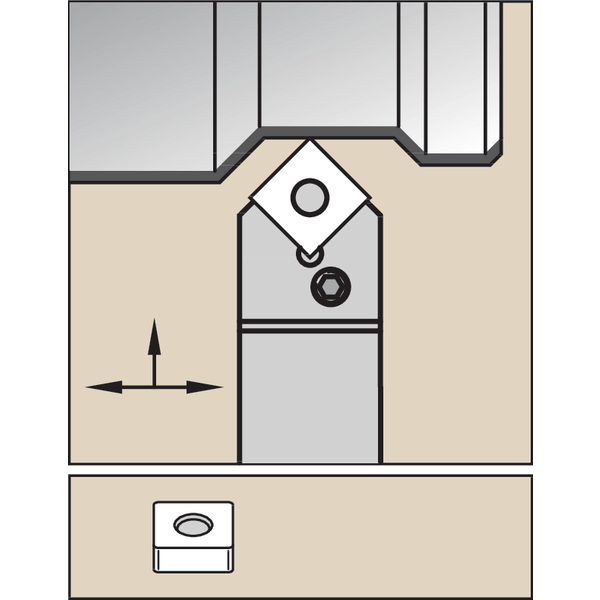 P Clamping Holder W16.0mm L10