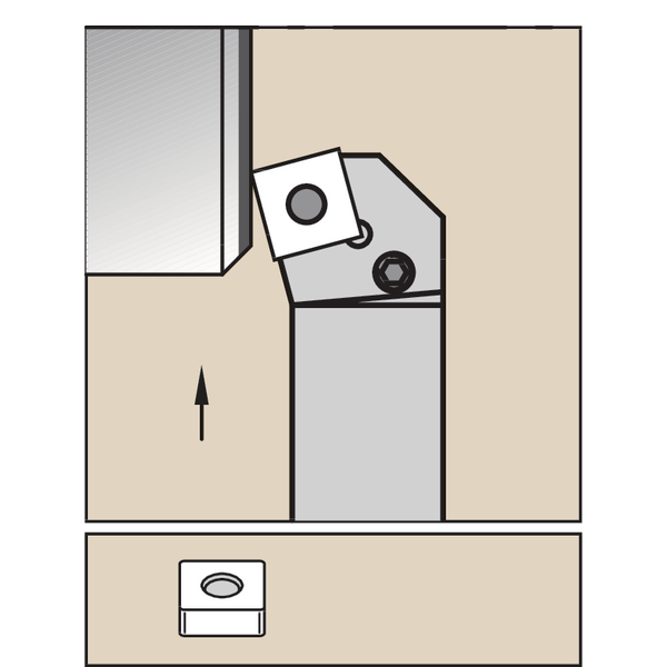 P Clamping Holder W32.0mm L17