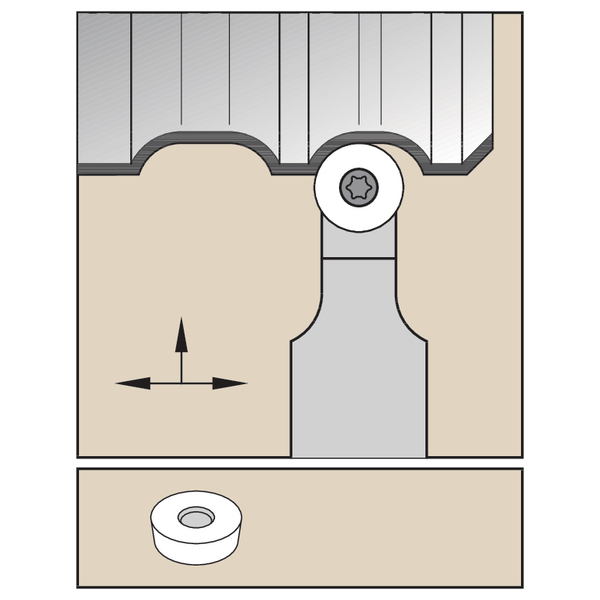 S Clamping Holder W20.0mm L12