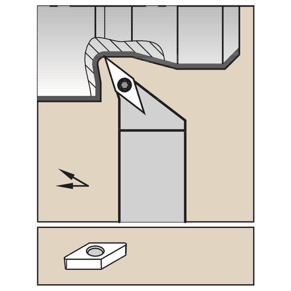 S Clamping Holder W20.0mm L12