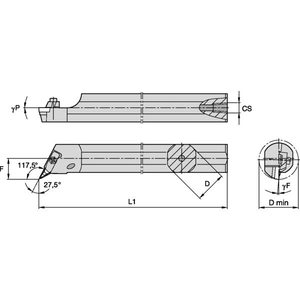 Top Notch Boring Bar D40.0mm