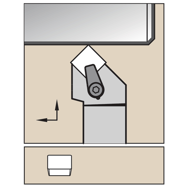 C Clamping Holder W25.0mm L15