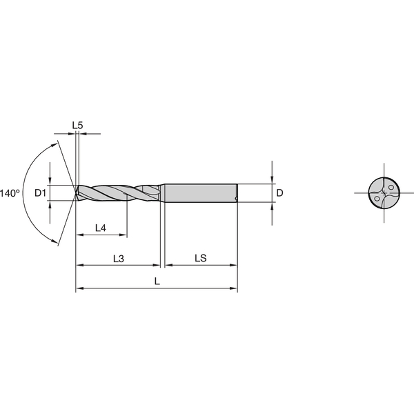 BORR 19,05mm 5xD CYL KYLKANAL