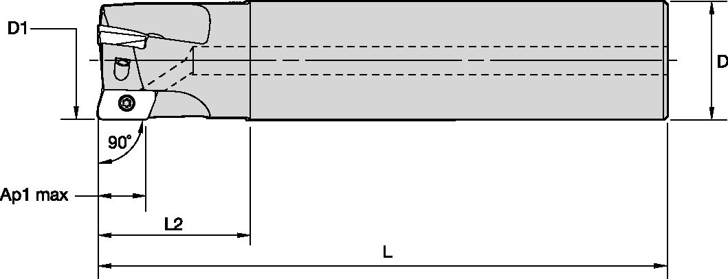 VSM17 SHOULDER MILL METRIC CYLINDRICAL D