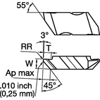 Top Notch Grooving Insert
