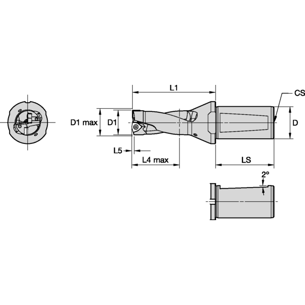 BORR 17.5MM 2xD IK WD DrillFIX DFSP