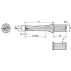 BORR 17MM 4xD IK WD DrillFIX DFSP