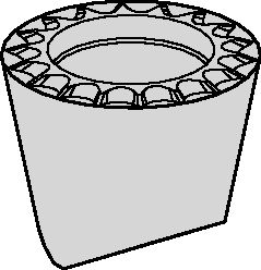 SCREW ON INSERT MP GEOMETRY