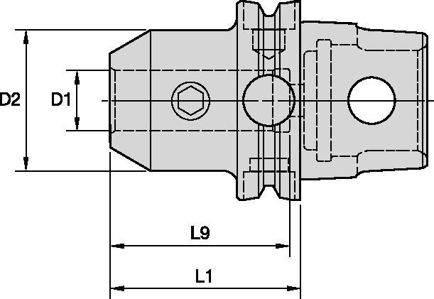 KM50TS ENDMILL ADAPTER