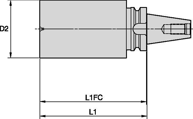 BT40 FACE CONTACT - BLANK 104X