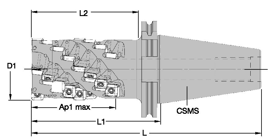 M390 HELICAL MILL D80 0 Z5