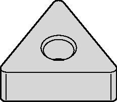 NEGATIVE INSERT GEO FLAT TOP