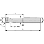 PINNFRÄS 16MM L3:48 R0.5 CYL