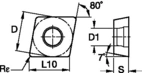 SCREW ON INSERT MEDIUM