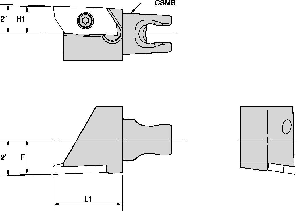 KM16 WHIZCUT RH J-STYLE SCREW