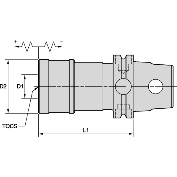 ADAPTOR TAP CHUCK TC KM63 TC2