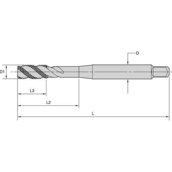 M14X2 6HX RHSF BOTT 376 HSS-E
