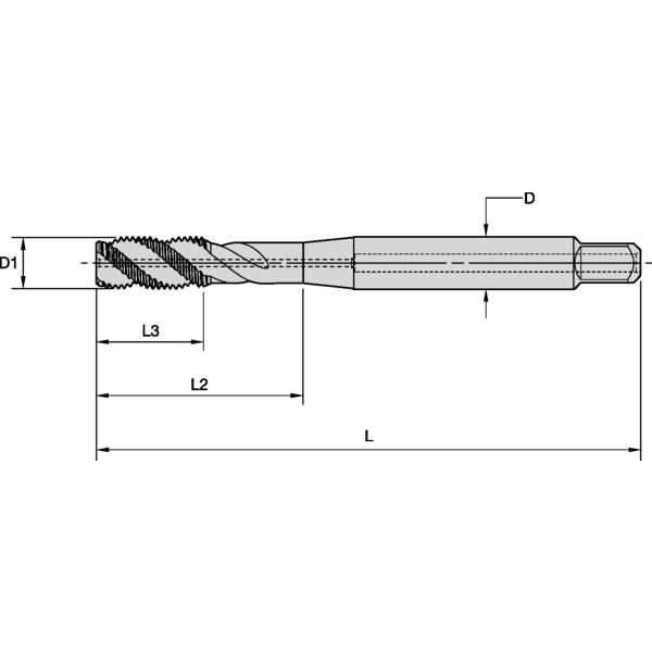 M14X2 6HX RHSF BOTT 376 CH HS