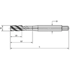 M14X2 6HX RHSF BOTT 376 CH HS