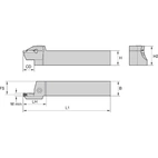 A4 Holder W20.0mm L125.3mm