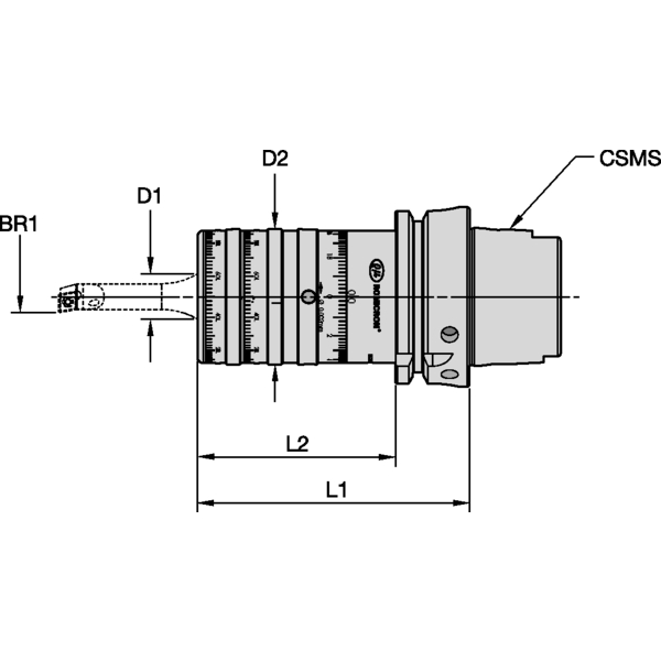 Finborr 4,00-16,50 mm HSK63A
