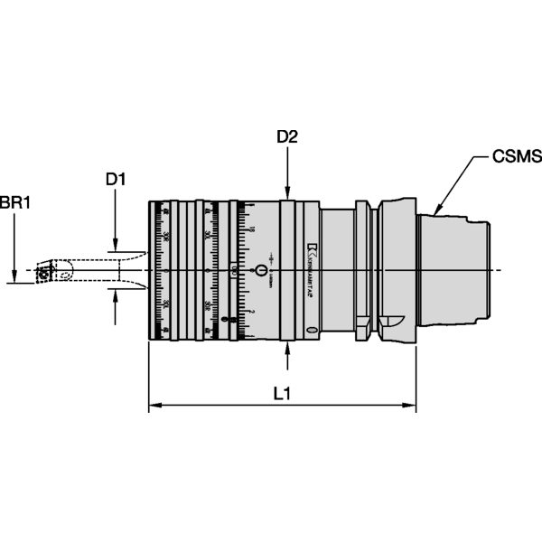 Finborr 6,00-100 mm HSK100A