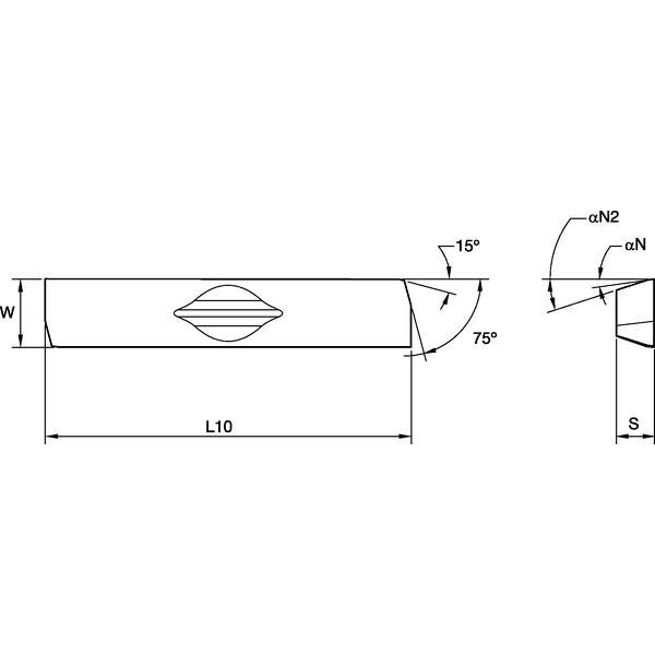 RIR REAMING INSERT EGU LEAD
