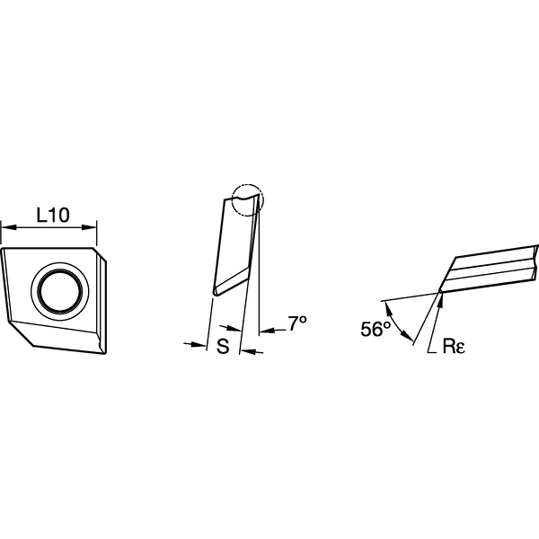 ANSI/ISO Turning Insert D2..