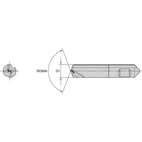 PILOT DRILL D=10MM HSS COATED