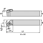M Clamping Holder W25.0mm L17