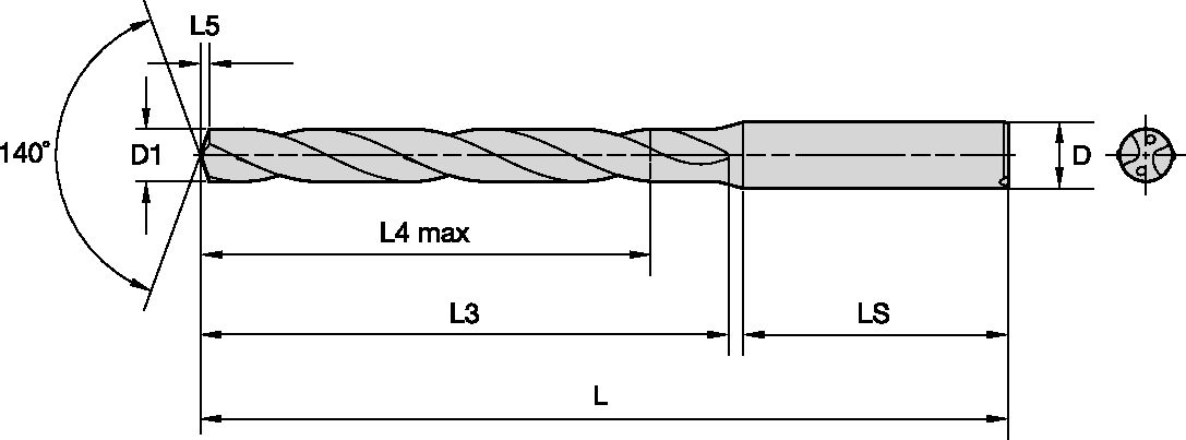 BORR 1,07mm 8xD CYL KYLKANAL