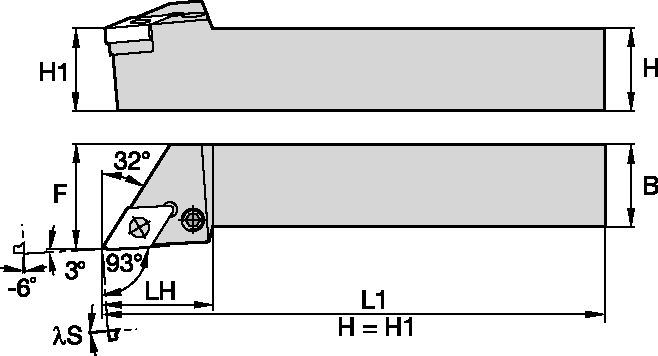 P Clamping Holder W16.0mm L10