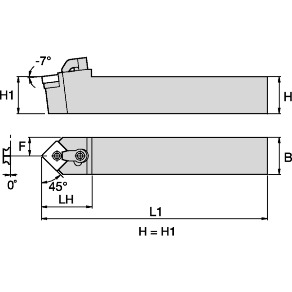 M Clamping Holder W20.0mm L12