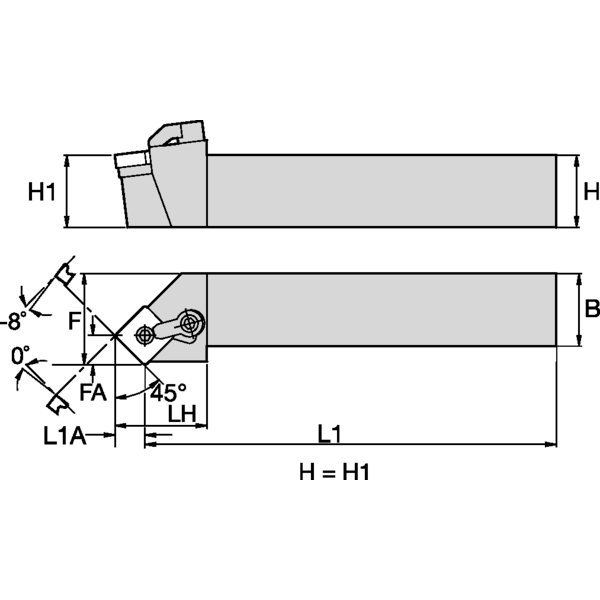M Clamping Holder W32.0mm L17