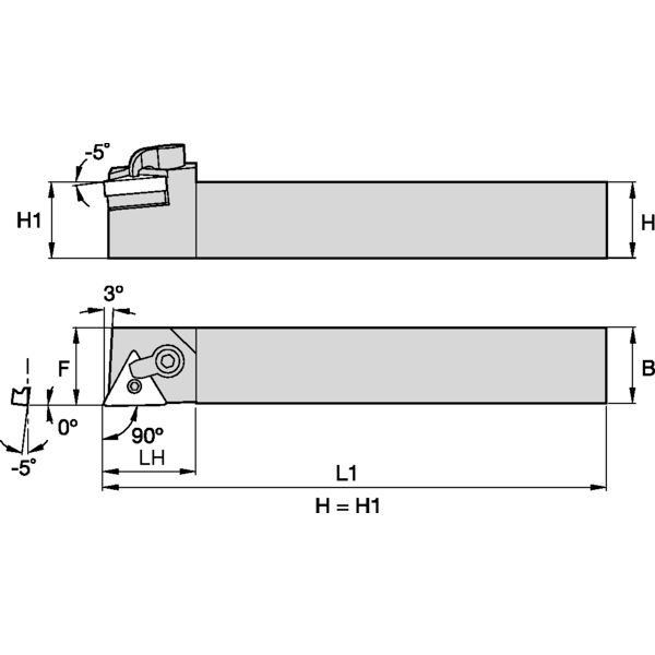 M Clamping Holder W25.0mm L15
