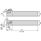 M Clamping Holder W25.0mm L15