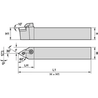 M Clamping Holder W25.0mm L17