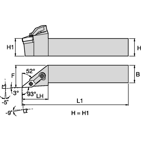 M Clamping Holder W32.0mm L17