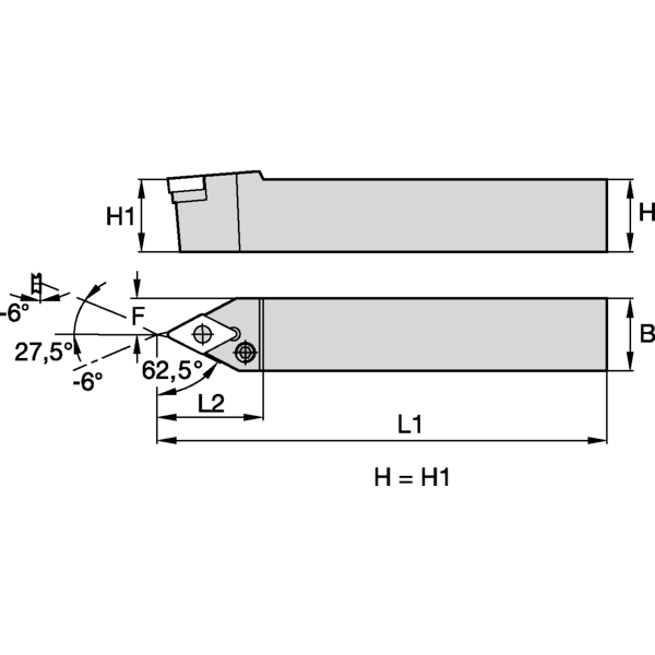 P Clamping Holder W20.0mm L12